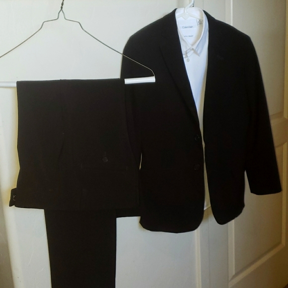 Boys Calvin Klein Black Suit